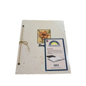 JUMBO SCRAPBOOK Stringtied GS0228 100-Page Scrapbooking Beige